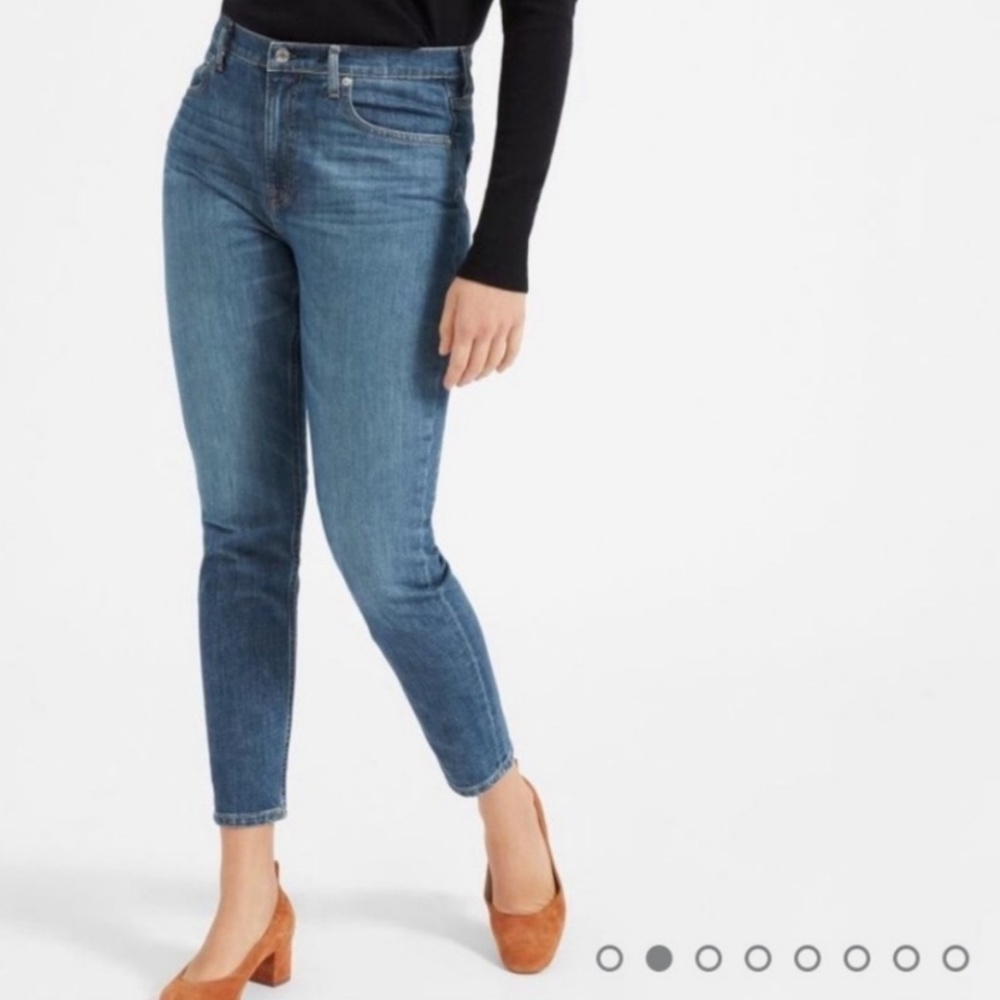 Everlane High Rise Jean Mid Blue